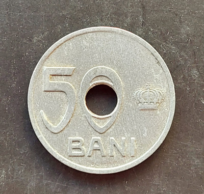 Moneda 50 bani 1921 necuratata foto