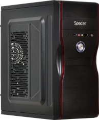 Carcasa Spacer New Mercury, ATX, MidTower NEGRU foto