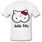 Tricou &quot; Hello Kitty, save the tatas meme &quot;