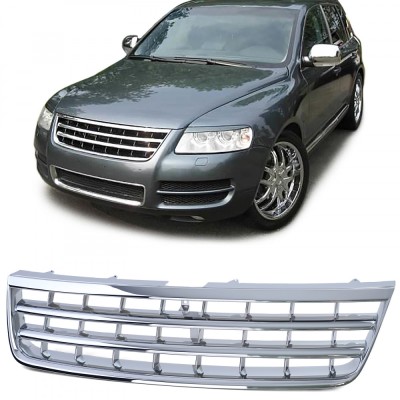 Grila sport fara emblema VW Touareg (7L) (2002-2006) CROM NOU foto