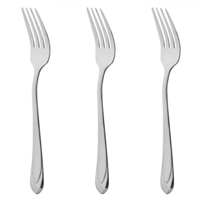 Set Furculițe, Triagle, Inoxidabil, Lungime 21.5cm, 3 Bucăți foto