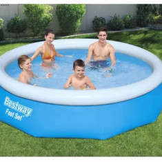 Piscina gonflabila Bestway Fast Set 57270 cu pompa de filtrare, 305x76 cm, PVC