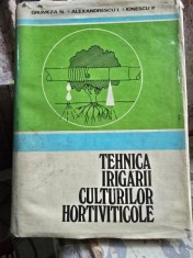TEHNICA IRIGARII CULTURILOR HORTIVITICOLE - GRUMEZA N.