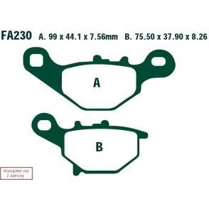 Klocki Ham. Moto. Suzuki Dr-Z 125 (03-13) 298585 EBCFA230TT foto