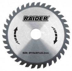 Disc circular pentru lemn 160mm, 24T, Raider foto