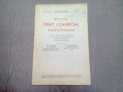 REVISTA DE DREPT COMERCIAL SI STUDII ECONOMICE NR.5/1936 foto