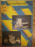 1989 Reclamă ELECTROMURES comunism derulator casete video, radiocasetofo 24x15,5