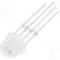 Dioda LED 5mm, RGB, {{Parte frontala}}, 1.8...2.2/2.8...3.1/2.9...3.2V, WORLDSEMI - WS2812D-F5_STRAW HAT-15MA