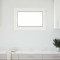 Gossi fereastra de subsol &bdquo;risor&rdquo; 90x60 cm ptrn din dreapta alb