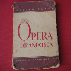 OPERA DRAMATICA - LUCIAN BLAGA (1942)