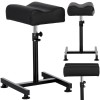 Pedichiură scaun footrest &icirc;nălțime reglabilă stand negru SPA armrest