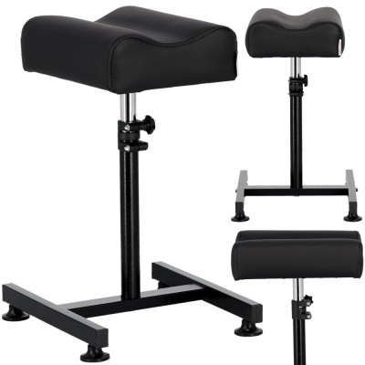 Pedichiură scaun footrest &amp;icirc;nălțime reglabilă stand negru SPA armrest foto