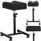 Pedichiură scaun footrest &icirc;nălțime reglabilă stand negru SPA armrest