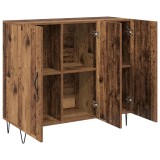 vidaXL Bufet Lemn vechi 90 x 32,5 x 80 cm Lemn compozit 879582