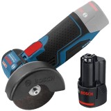 Bosch GWS 12V-76 + 1600A00X79 - Polizor unghiular 76 mm + Acumulator Li-Ion 12 V 3 Ah