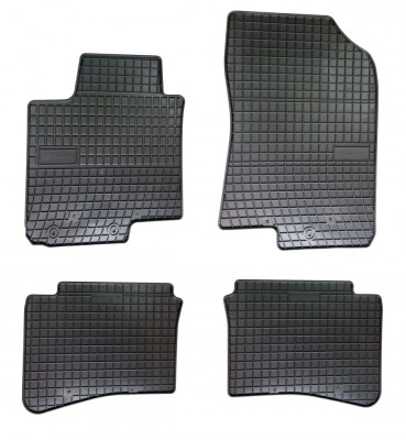 Set covorase auto din cauciuc Hyundai I20 II, III 2014-, presuri BestAutoVest, negre, 4 buc. foto