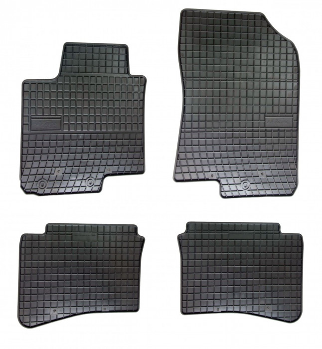 Set covorase auto din cauciuc Hyundai I20 II, III 2014-, presuri BestAutoVest, negre, 4 buc.