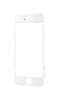Geam Sticla + OCA iPhone 5, Alb foto