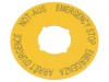 Tăbliţă Descriptivă 60mm pentru Butoane de Siguranţă