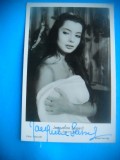 HOPCT 1528 JACQUELINE SASSARD -FRANTA-ACTORI/ARTISTI-AUTOGRAF-CIRCULATA