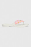 Melissa slapi MELISSA FLIP FLOP SPRING AD femei, culoarea alb, cu toc plat, M.33715.AL237