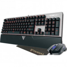 Kit mouse tastatura Gamdias Hermes E1 , Gaming , Mouse pad inclus foto