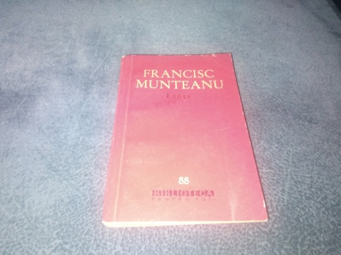FRANCISC MUNTEANU - LENTA BPT