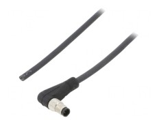 Conector M5 Mufă 3-PIN Aurit IP67 1A 60V