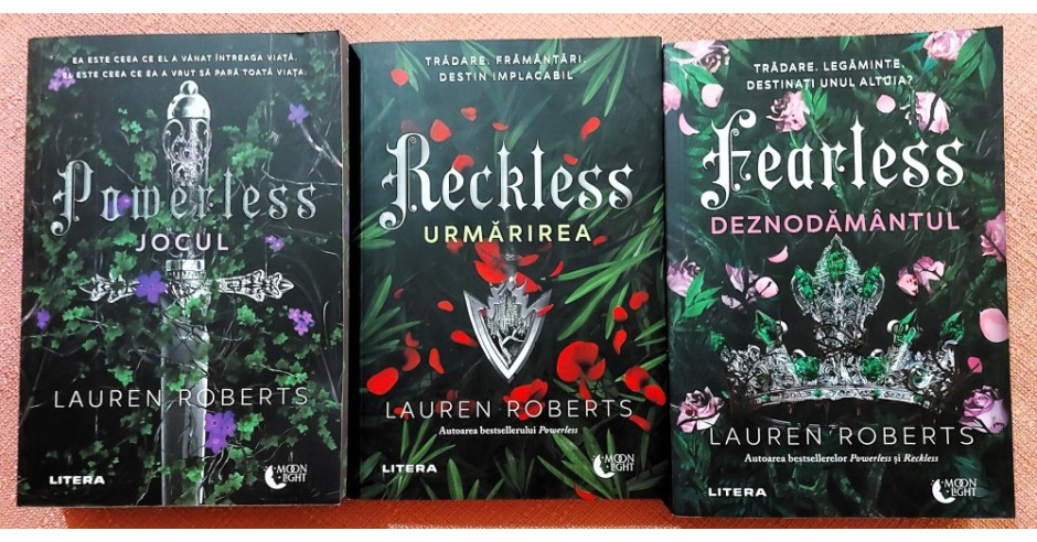 Seria Powerless 3 Volume. 1. Powerless 2. Reckless 3. Fearless. Editura ...