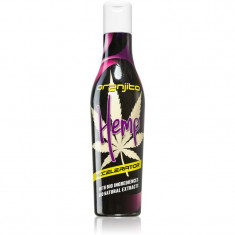 Oranjito Hemp Accelerator loțiune pentru bronzat la solar, cu componente bio și accelerator de bronzare unisex 200 ml