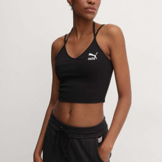 Puma top femei, culoarea negru 624255