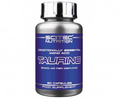 Taurina 1000 mg, 90 capsule, Scitec Nutrition foto
