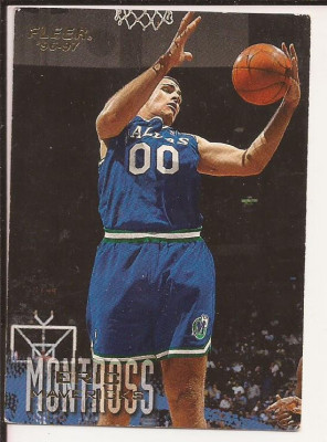 Cartonas baschet NBA Fleer 1996-1997 - nr 203 Eric Montross - Dallas foto