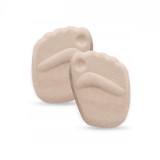 Set 2 insertii pentru pantofi, autoadezive, 9.5 x 7 x 0.3 cm, maro deschis, Oem