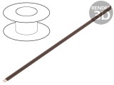 Cablu LiYz 2x0,08mm2 60V Maro