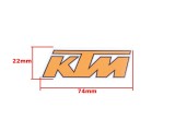 Autocolant mic KTM, culoare portocaliu Cod Produs: MX_NEW ROY14930