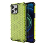 Husa antisoc compatibila apple iphone 15 pro, honeycomb airbag, verde