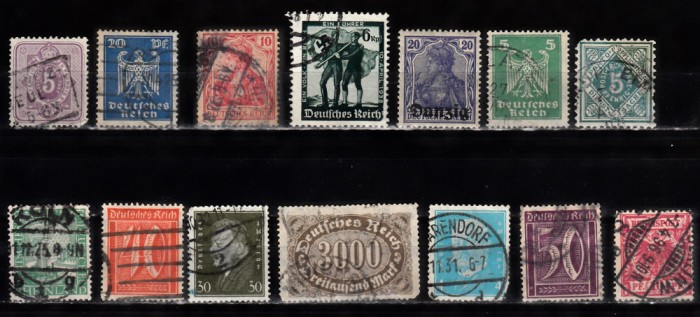 A7 T4 70 - Timbre foarte vechi - Germania