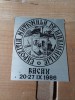 Medalii Expozitie Filatelica Bacau 1986