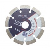Disc diamantat segmentat 125x22.23mm, segment 12mm pentru beton, pavele, mozaic, boltari, caramida Breckner Germany
