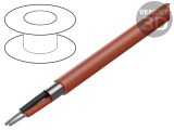 Cablu litat 1x2x22AWG FEP roșu -20&divide;150&deg;C 300V CPR Eca