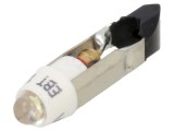 Lampă LED Albă 3mm T5,5K 12V CML INNOVATIVE TECHNOLOGIES 1504125W3 -20&divide;60&deg;C