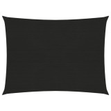 Panza Parasolar Dreptunghiulara HDPE Negru 3.5 x 4.5 m Protectie UV