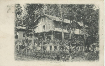 AMS# - VEDERI DIN GOVORA - VILA MERCUR, 8 AUG. 1904, CIRCULATA foto