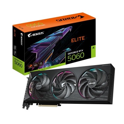 VGA GIGABYTE AORUS RTX 5060 ELITE 8GB foto