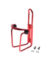 Suport bidon apa, din aluminiu, antivibratii, greutate 73 g, culoare rosu Cod:AWR2004R