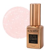Cumpara ieftin Rubber Base Hema Free LUXORISE ELITE CHARM - Salmon Sparkle 15ml