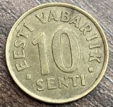 C50 - Moneda foarte veche - Estonia - 10 senti - 1997