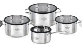 Cumpara ieftin Set de oale 8 piese INOX 18 10 PREMIUM, 1.8 l 2 l 3.5 l 5.9 l, Bohmann