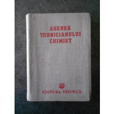 AGENDA TEHNICIANULUI CHIMIST (1953, editie cartonata)